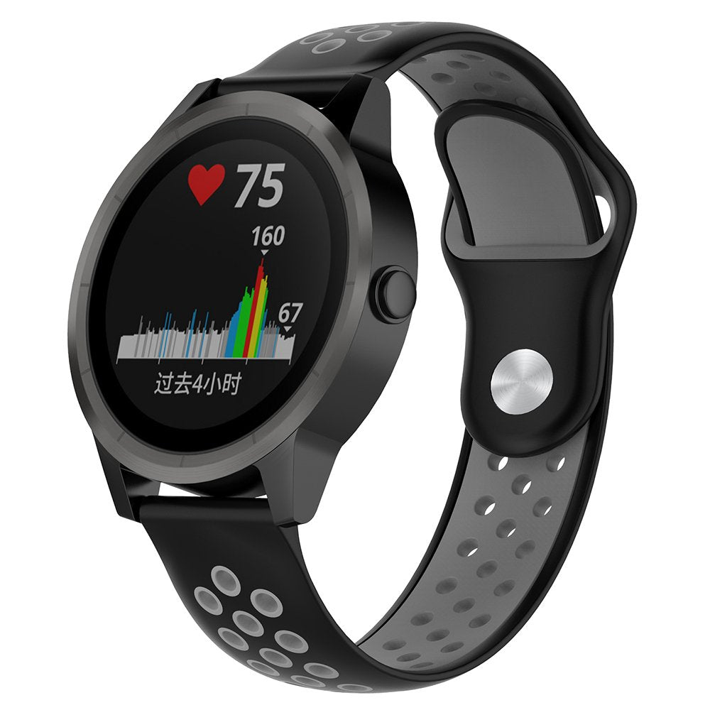 Bracelete SportyStyle para Huawei Watch GT 3 46mm - Preto / Cinza