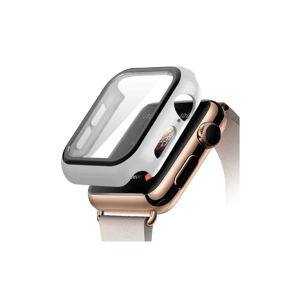 Capa Anti-Impacto para Apple Watch Series 7 - 41mm - Branco