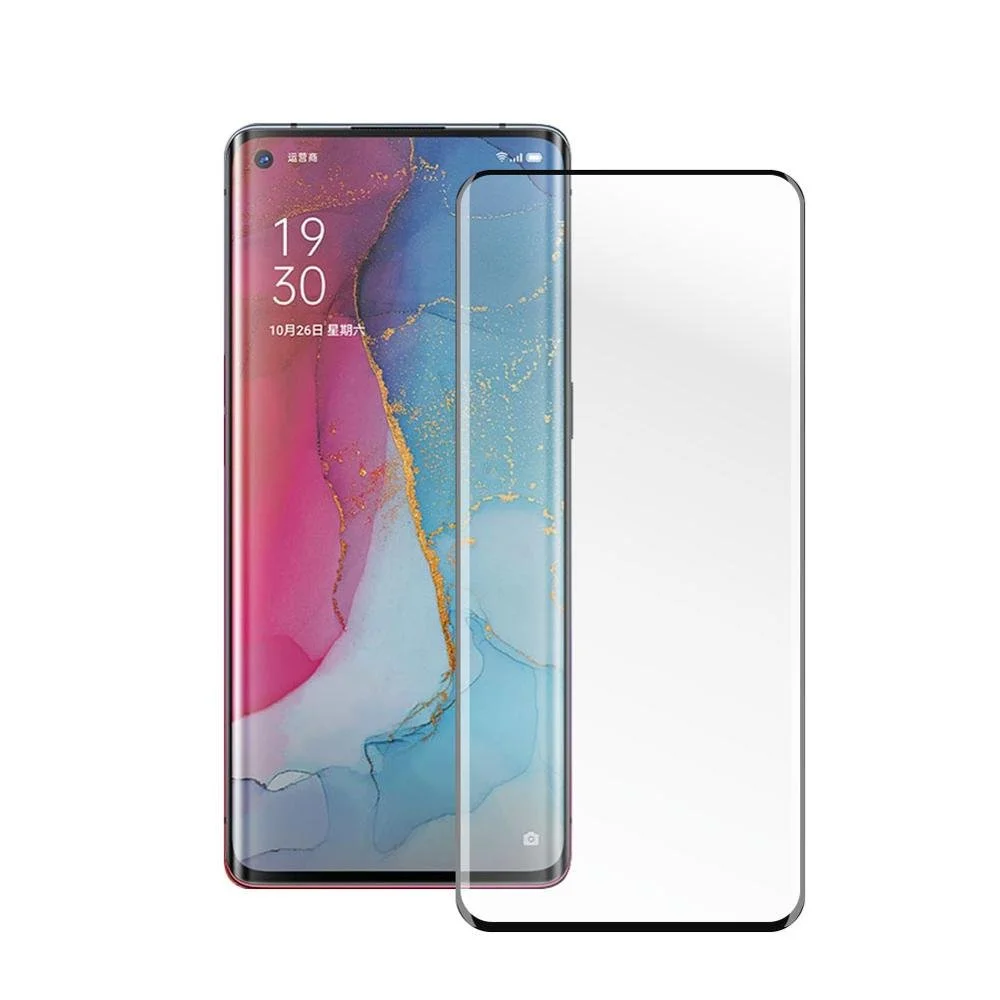 Película de Vidro Temperado GorilasGlass Curvado para Oppo Reno4 Pro