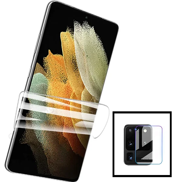 Kit Película Protectora de Hydrogel Frente + Câmara para Samsung Galaxy S20 Ultra