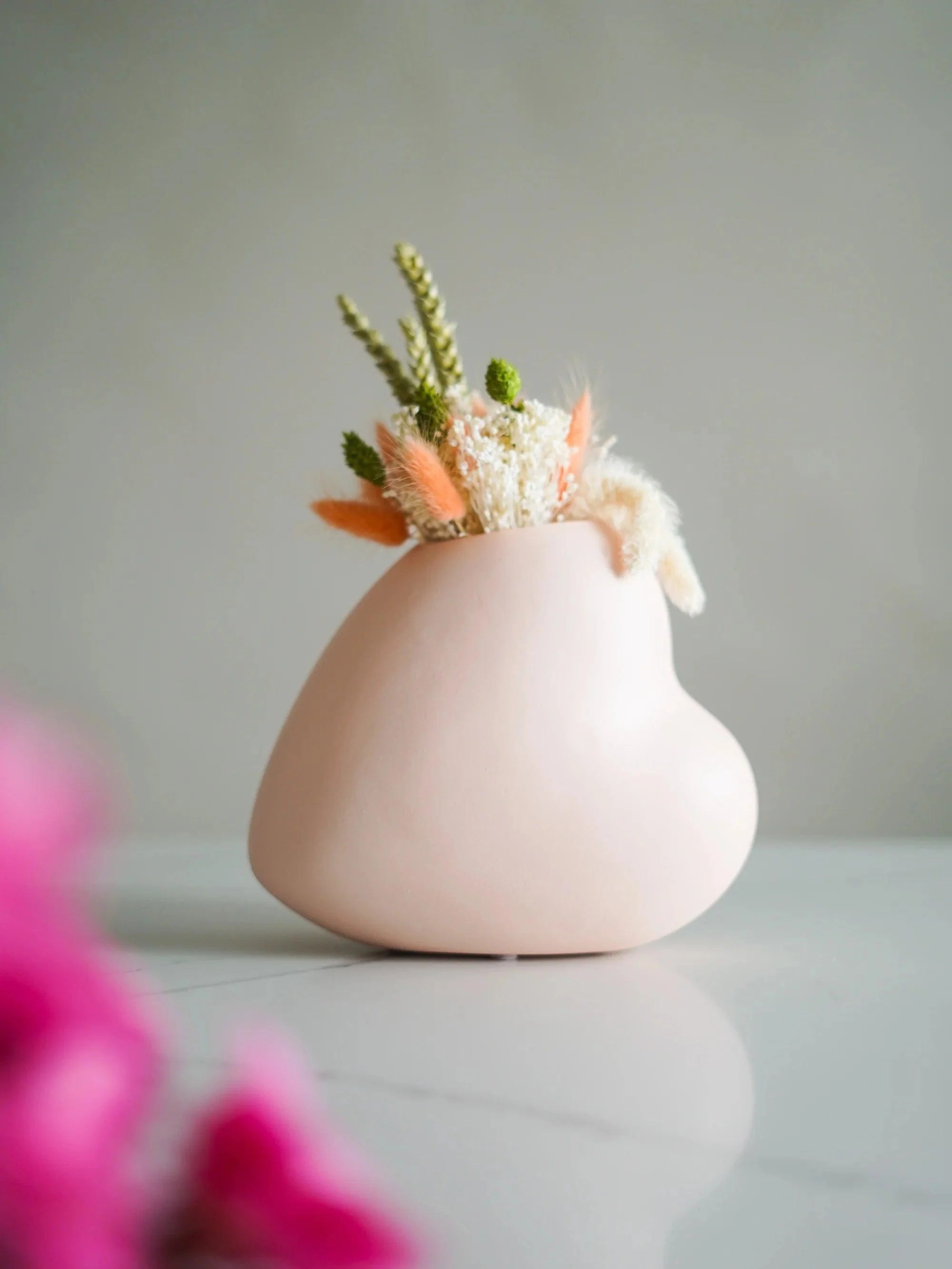 Jarra Amor em Flor com Flores