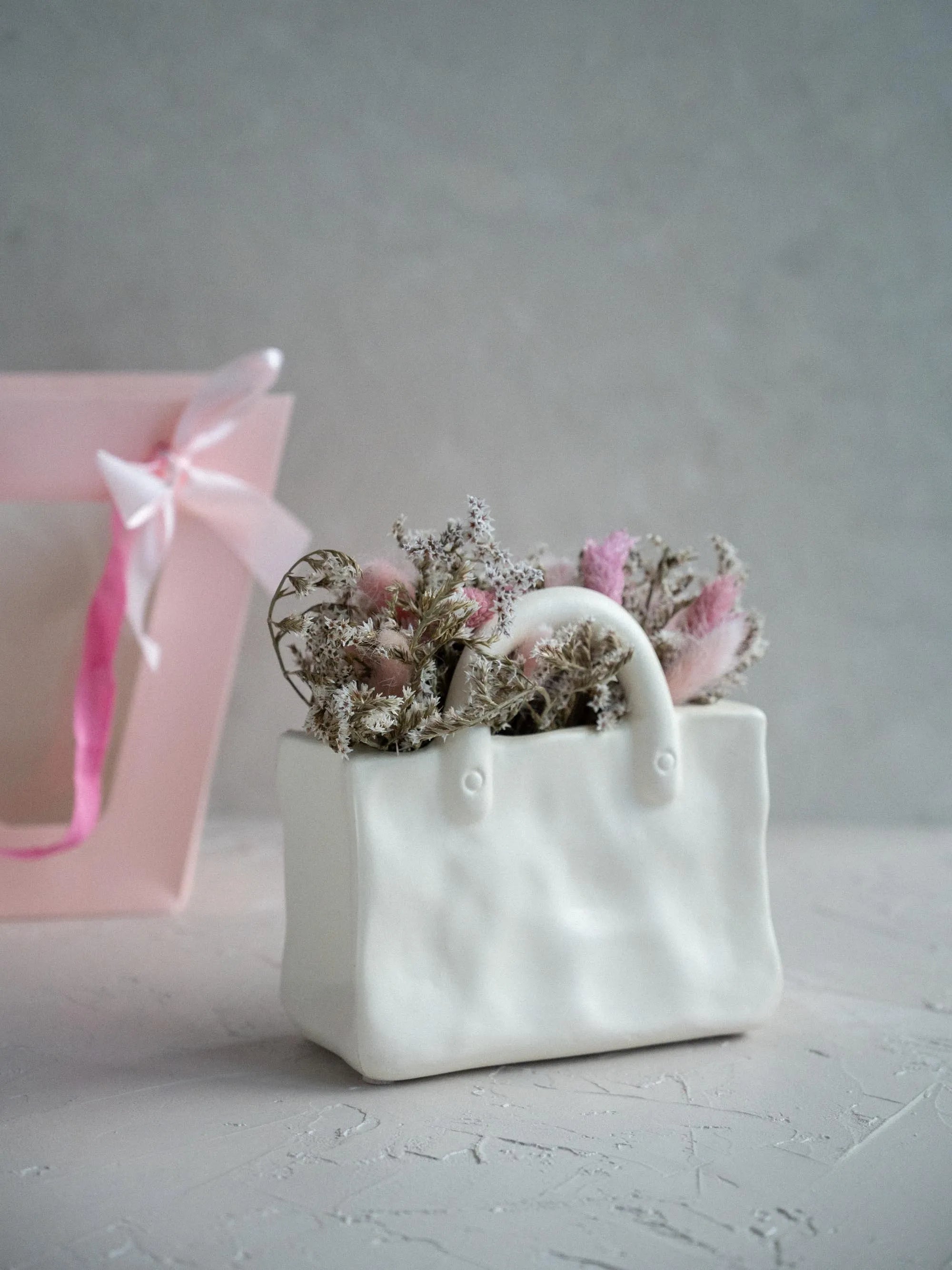 Jarra Cesta com flores