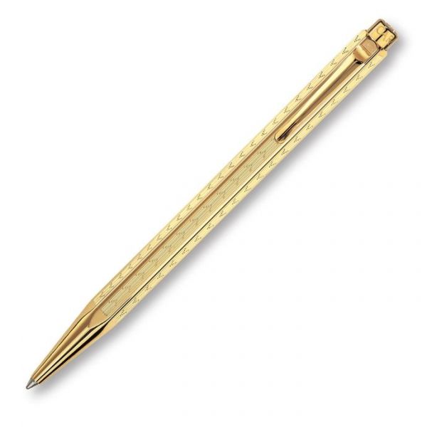 Caran D'ache Esferográfica Ecridor Chevron Gilded Finish