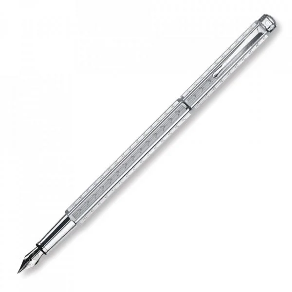 Caran D'ache Caneta de Aparo Ecridor Palladium-coated Chevron