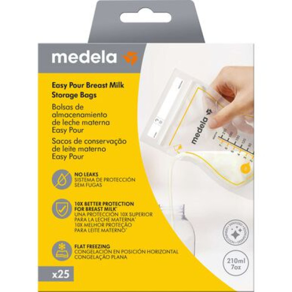 Medela Saco Conservação Leite Materno 25 unidades