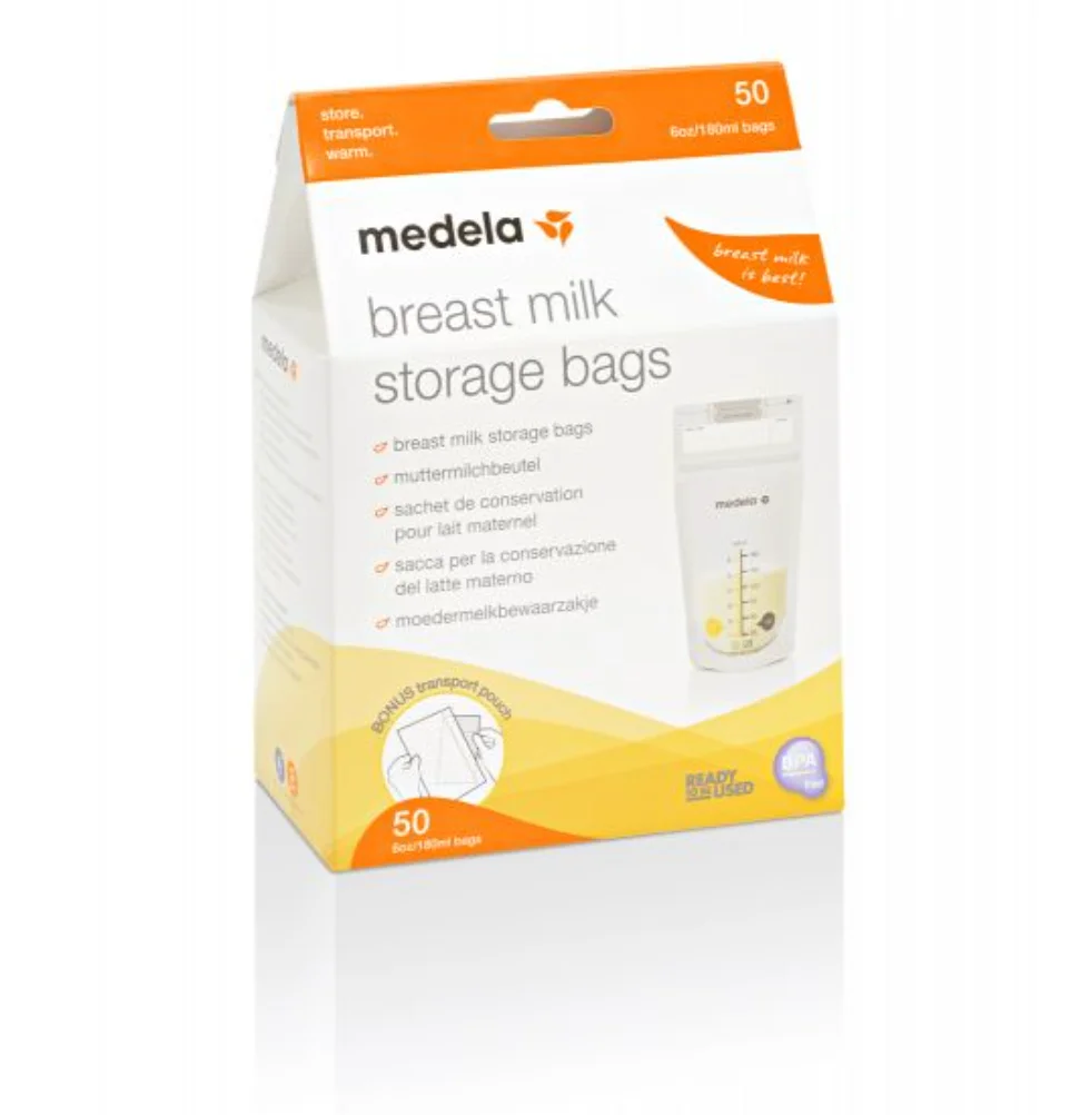 Medela Saco Conservação de Leite Materno 180ml x50 un.