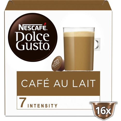 Cápsulas Café Dolce Gusto Café Au Lait Cx 16 Unidades
