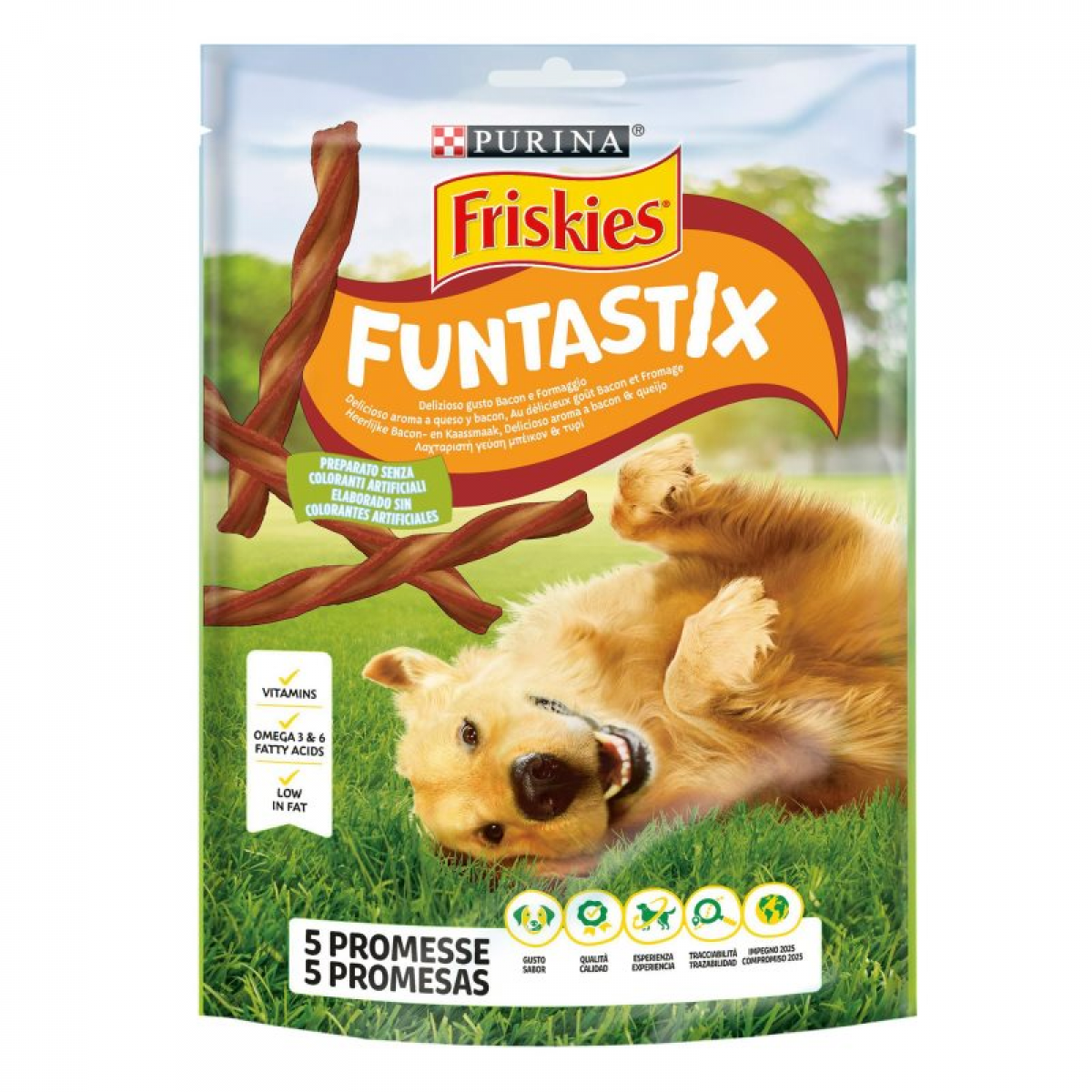 Purina Friskies Funtastix Presunto e Queijo 175g