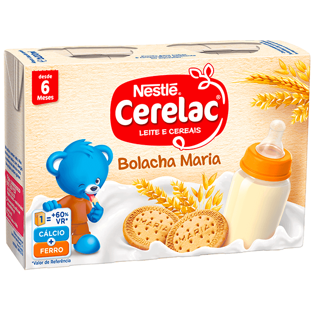 Cerelac Pronto a Beber Bolacha Maria +6 meses 2x200 mL