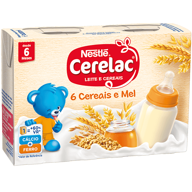 Cerelac Pronto a Beber Cereais e Mel +6 meses 2x200 mL