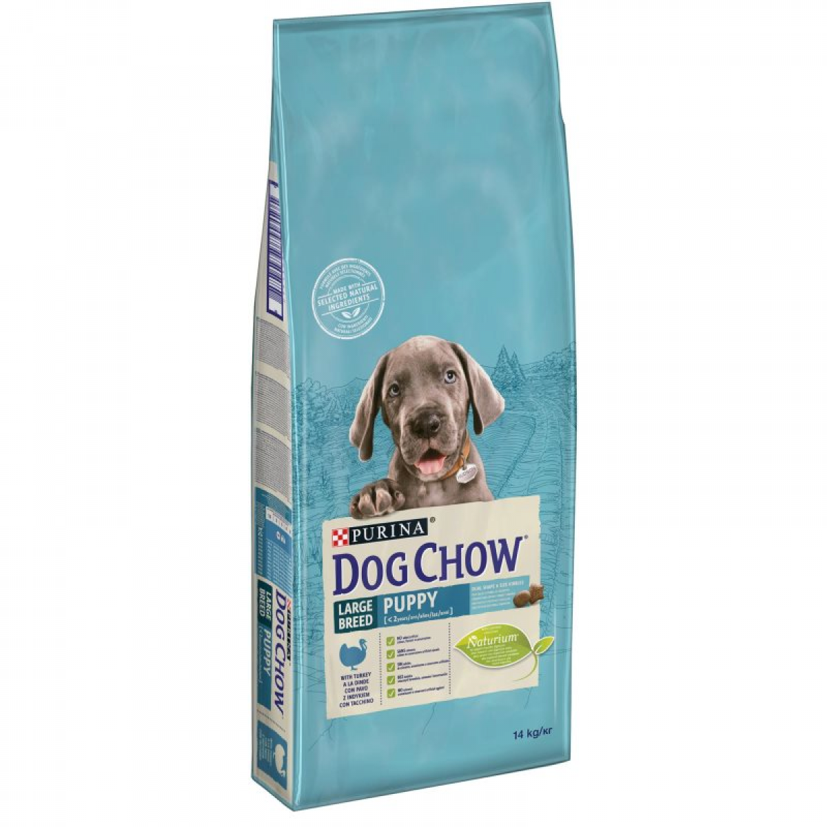 Dog Chow Puppy Large Breed Peru 14kg Ração para Cão - Campet