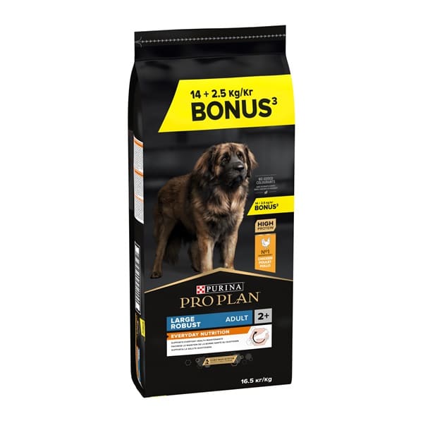 Pro Plan Dog Large Robust Adult – 14 kg + 2,5 kg