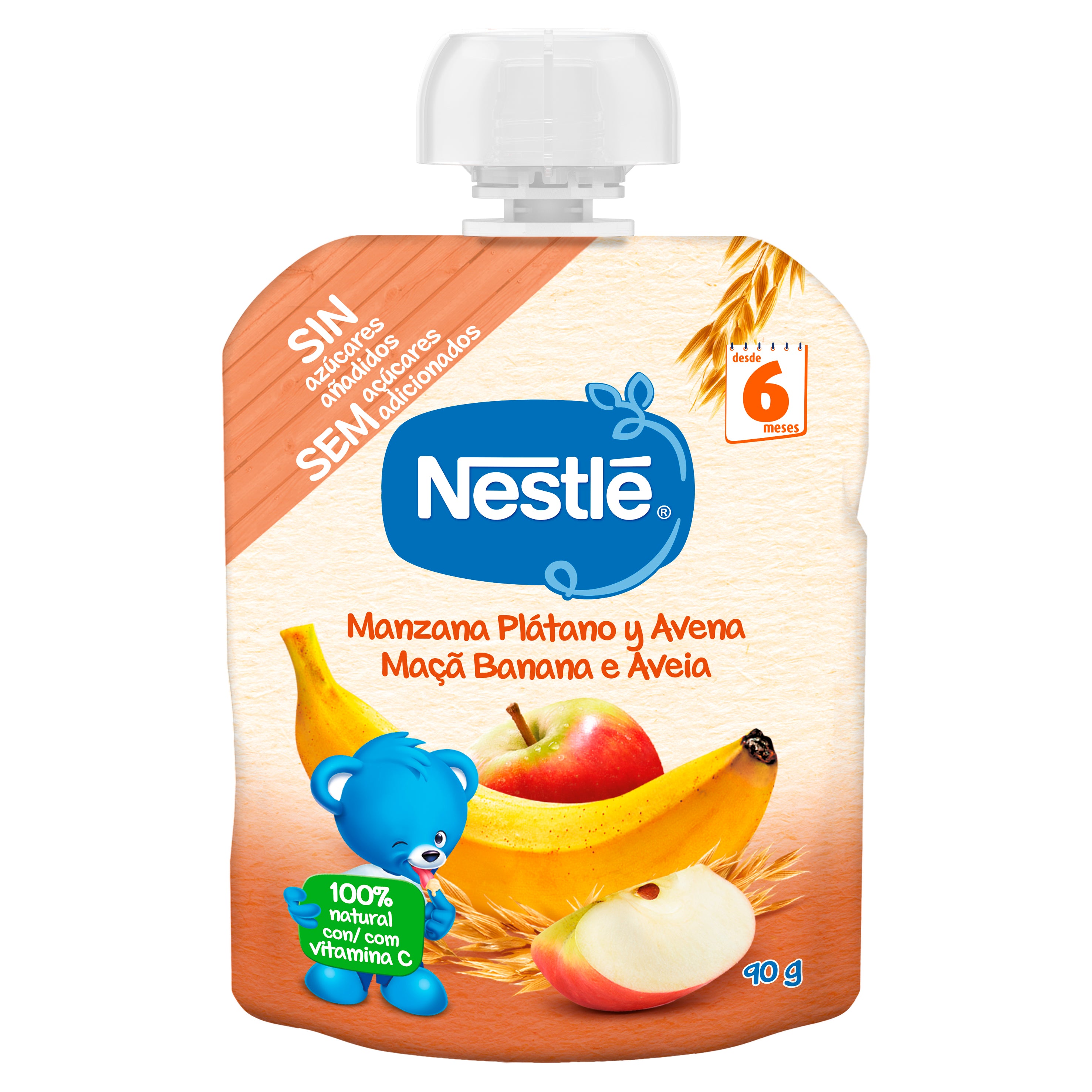 Nestlé Pacotinho Maçã Banana Aveia (+6m) 90g