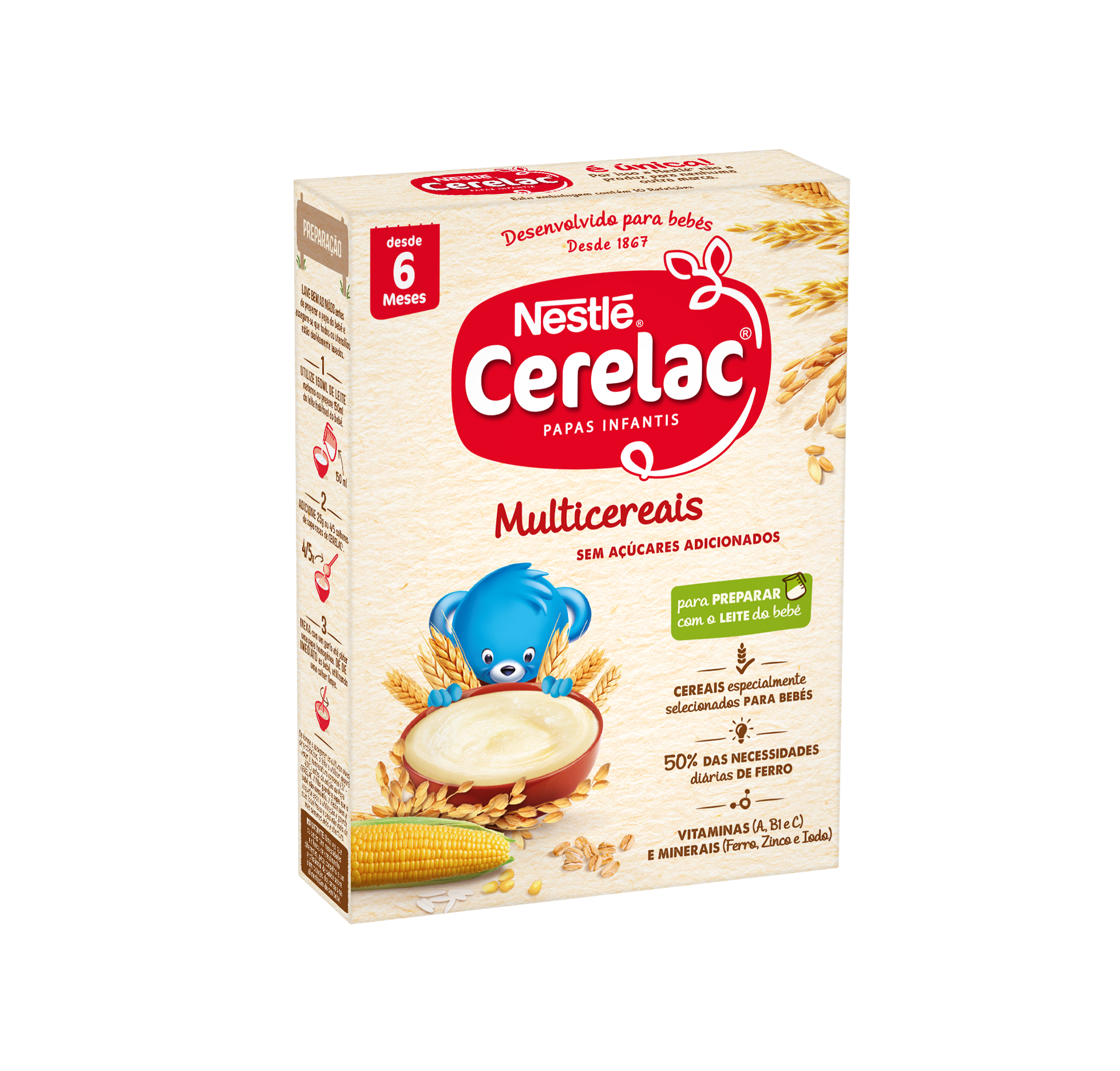 Nestlé Cerelac Farinha Multicereais +6M 250g