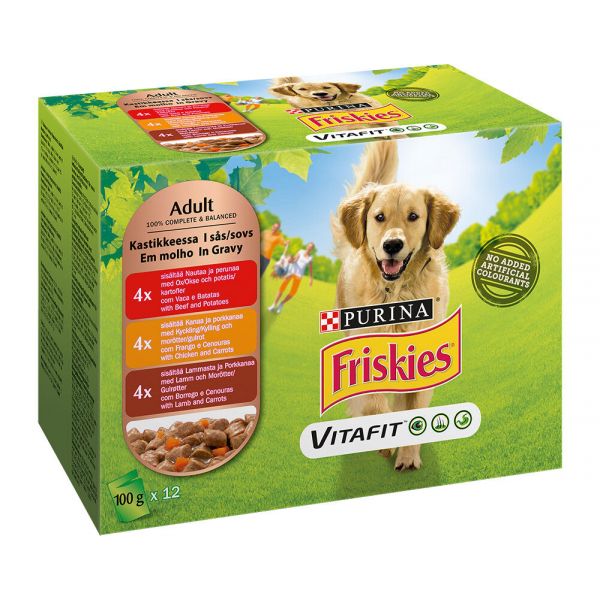 Friskies Vaca,frang,borreg 12X100g