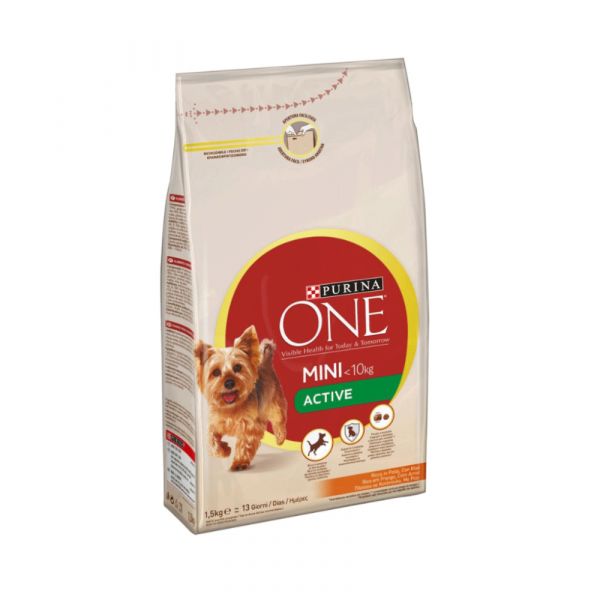 Purina One Mini Active Chicken & Rice Dog 3Kg