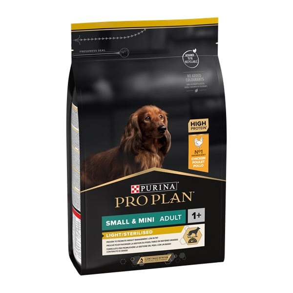 Pro Plan Dog Small & Mini Light/Sterilised – 3 kg