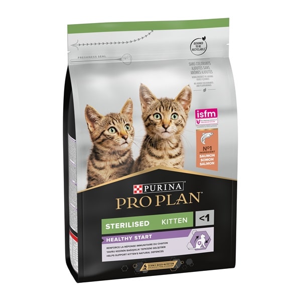 Purina Pro Plan Sterilised Kitten Salmon & Rice 3Kg