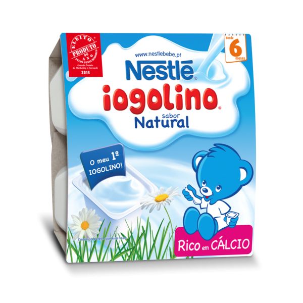 Nestlé iogolino Natural +6M 4x100g