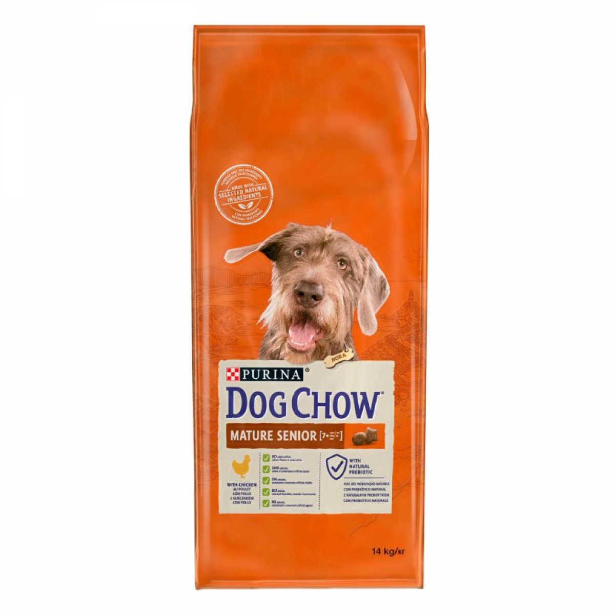 Dog Chow Senior Frango 14kg Ração para Cão - Campet