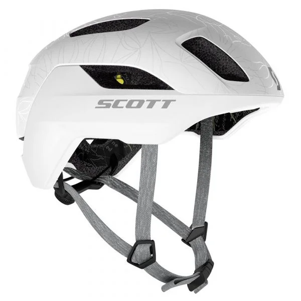 Scott La Mokka Plus Sensor Helmet Branco L