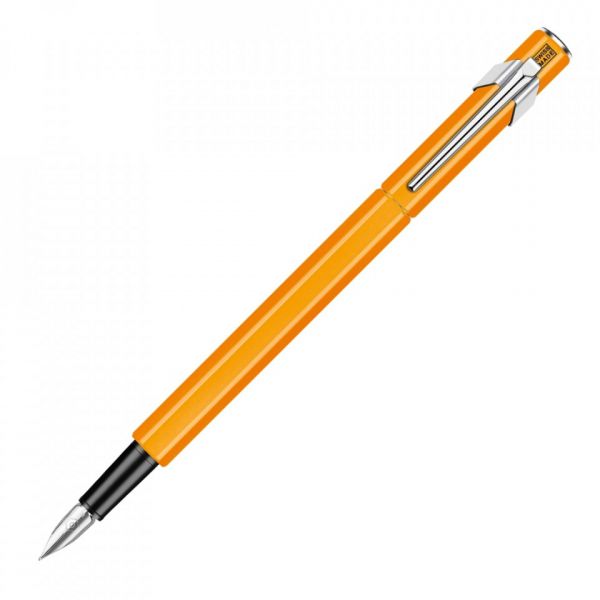 Caran d'Ache Caneta Aparo 849 Laranja Tinta Azul - 840.03