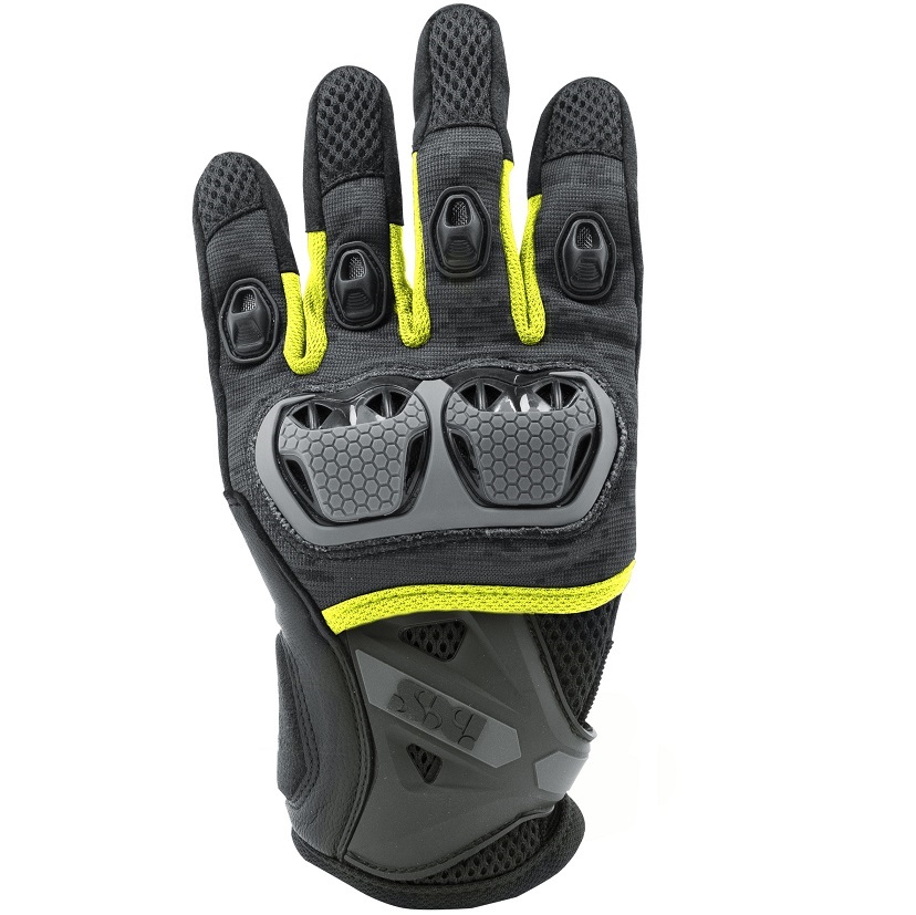 LUVAS MOTOCICLISMO IXS TOUR LT MONTEVIDEO-AIR PRETO/AMARELO