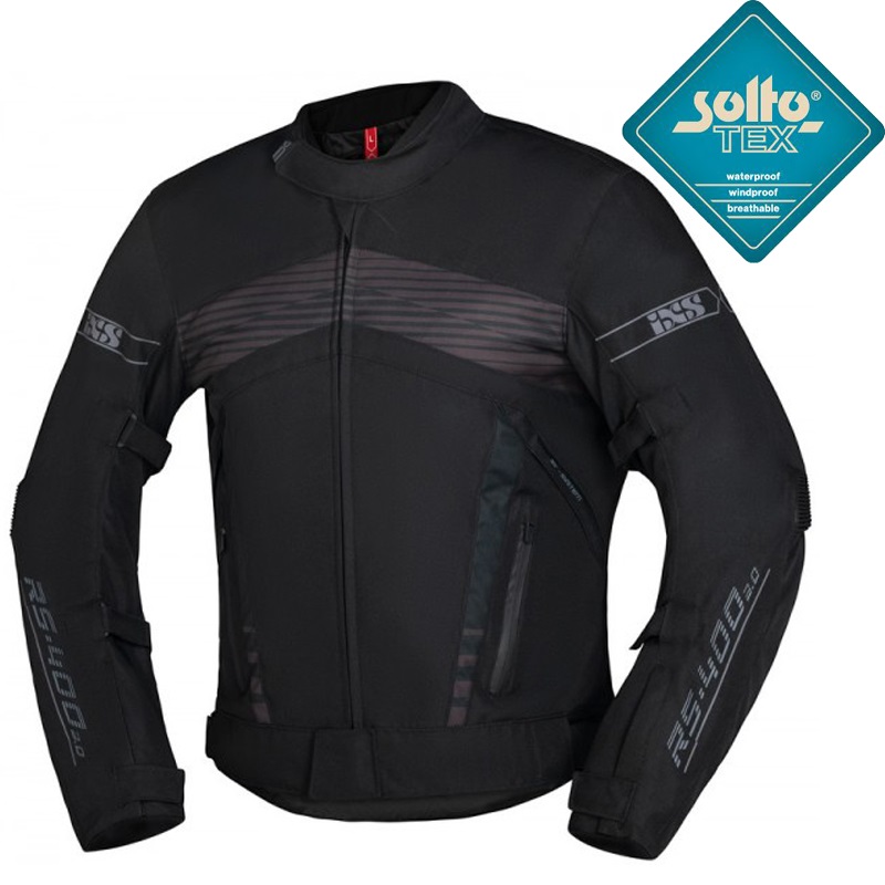 BLUSAO MOTOCICLISMO IXS SPORTS RS-400-ST 3.0 PRETO