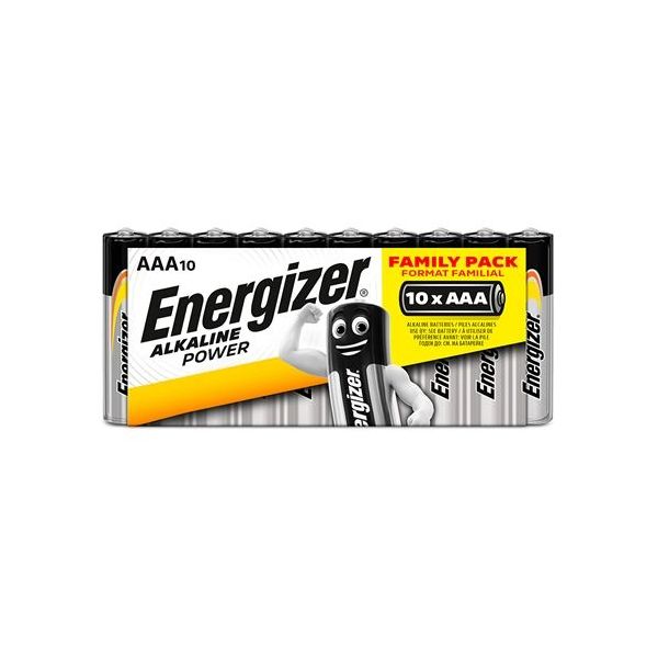 Energizer Pack 10 Pilhas AAA, LR03 - E300171805