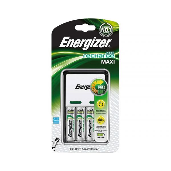 Energizer Carregador Maxi + 4xAA 2000mAh