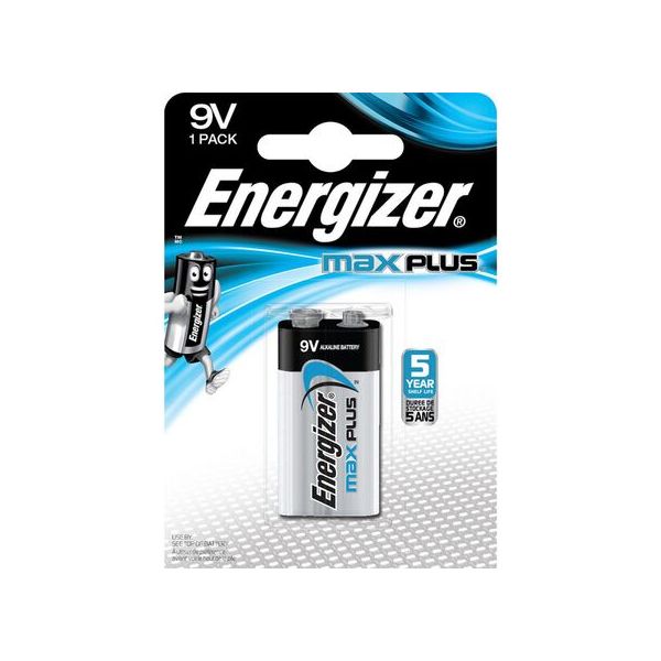 Energizer Pilhas Max Plus 9V6lr61bl 18X80x114