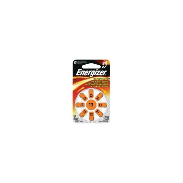 Energizer Pilhas Aparelho Auditivo Zinc Aire ZA13, Blister 8 Unidades - E301431600