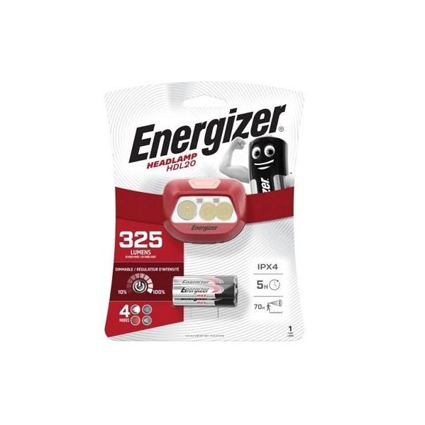 Energizer Lanterna Frontal HDL20 325lm com 4 Modos