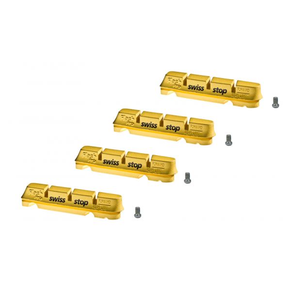Swissstop+ Calços Travão Rat King 4x Yellow