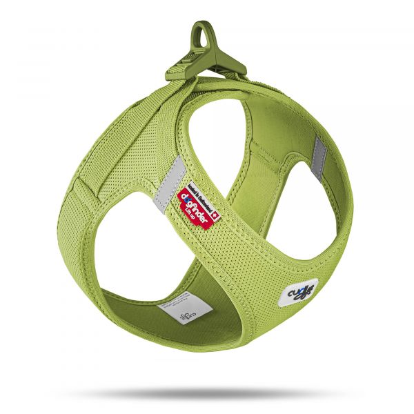 Curli Peitoral Clasp Air Mesh Verde Lima Cães S Verde Lima