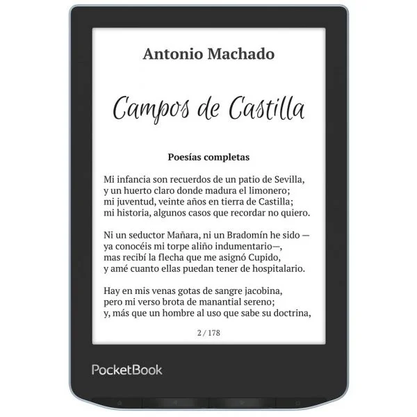 PocketBook Verse Livro Eletrónico 6" 8GB Azul Brilhante