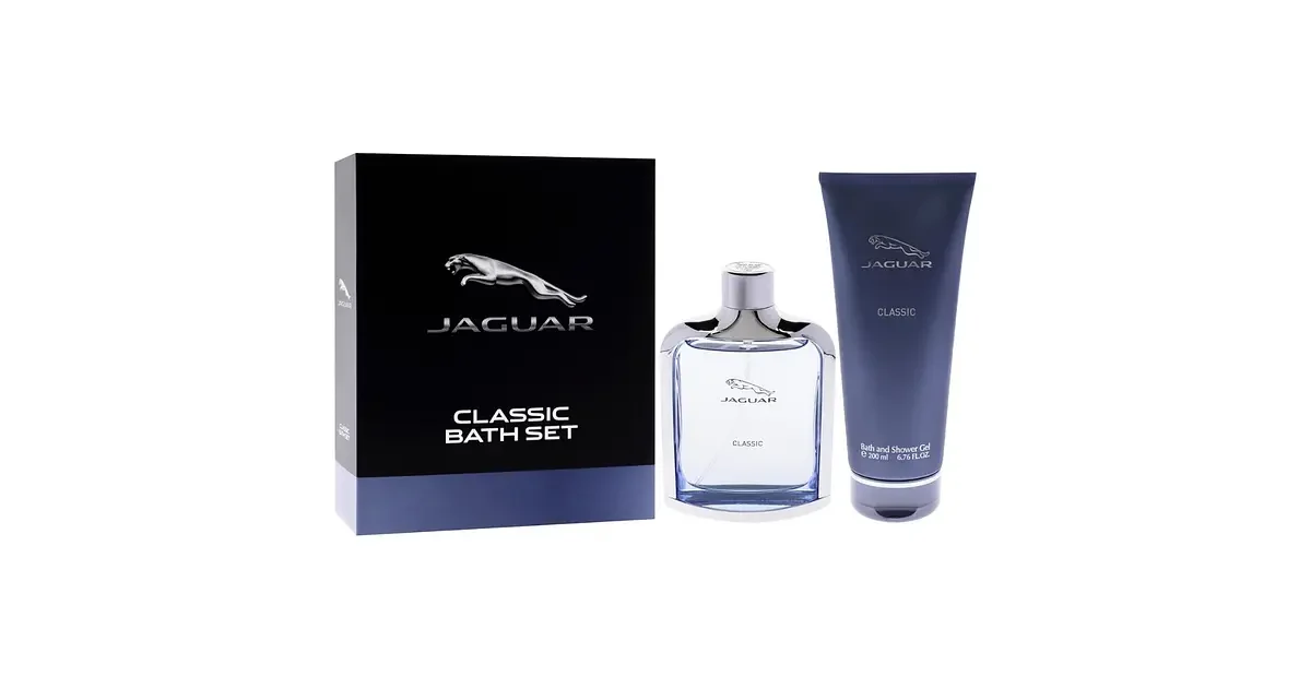 Coffret Jaguar Blue 100ml EDT e gel de banho 200ml para homem