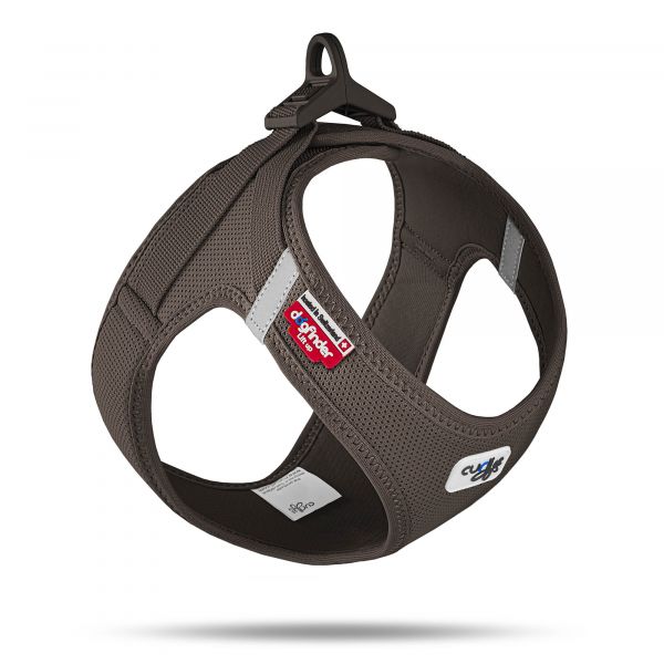Curli Peitoral Clasp Air Mesh Castanho Cães 3XS Castanho