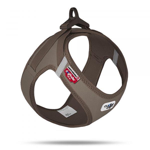 Curli Peitoral Clasp Corduroy Castanho Cães S Castanho