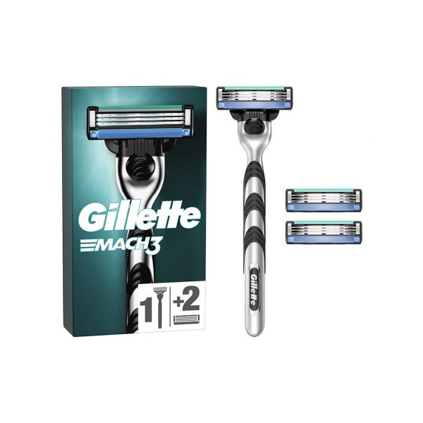 Gillette Conjunto mach3 3 Recargas Mais Cabo
