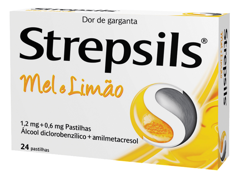 Strepsils Mel e Limão – 24 Pastilhas