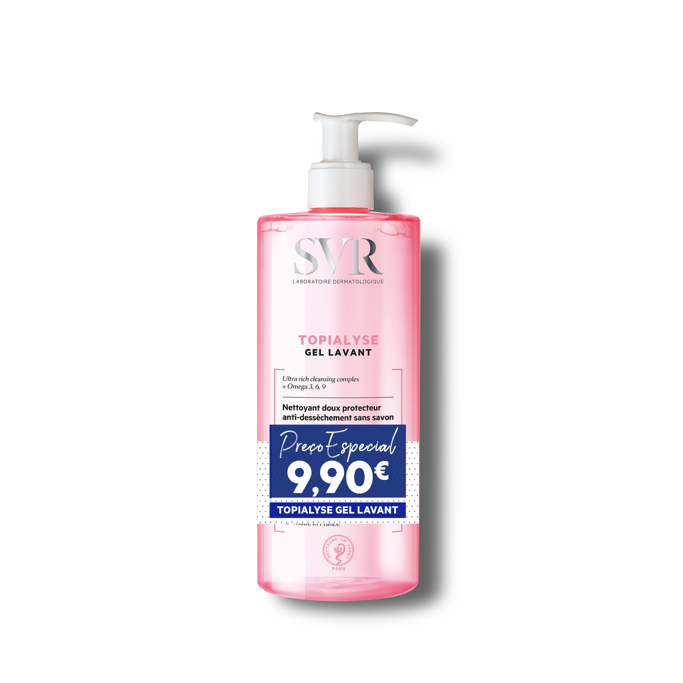SVR Topialyse Gel Lavante Preço Especial 1L – Higiene Suave Pele Seca & Sensível