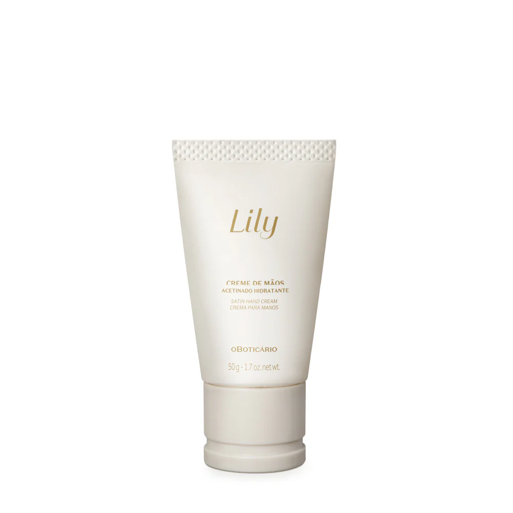 O Boticário Creme de Mãos Lily Acetinado 50g