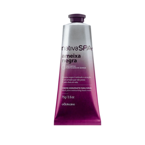 O Boticario Creme de Mãos Nativa Spa Ameixa Negra, 75g