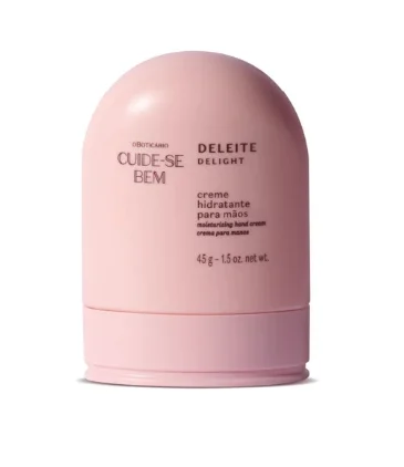 O Boticário Creme Hidratante para Mãos Cuide-se Bem Deleite, 45g