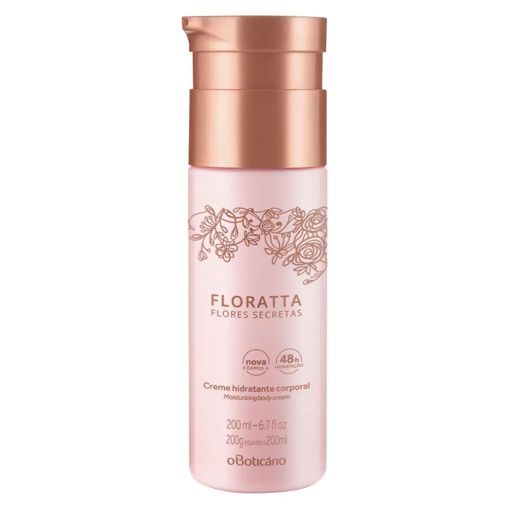 Creme Hidratante Corporal Floratta Flores Secretas 200ml - Boticario