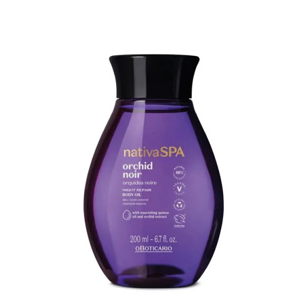 O Boticário Nativa SPA Óleo Hidratante Orquídea Noire 200ml
