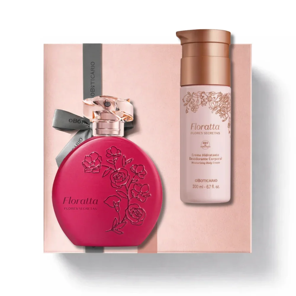 Kit Floratta Flores Secretas Perfume 75ml + Hidratante O Boticário