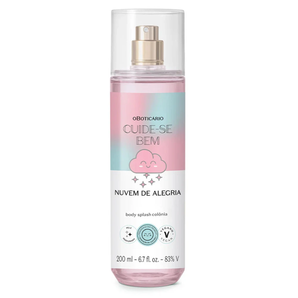 Cuide-se Bem Nuvem de Alegria Body Splash O Boticário 200ml
