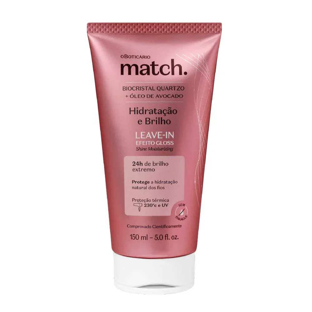 Leave-In Match Hidratação e Brilho 150ml O Boticário